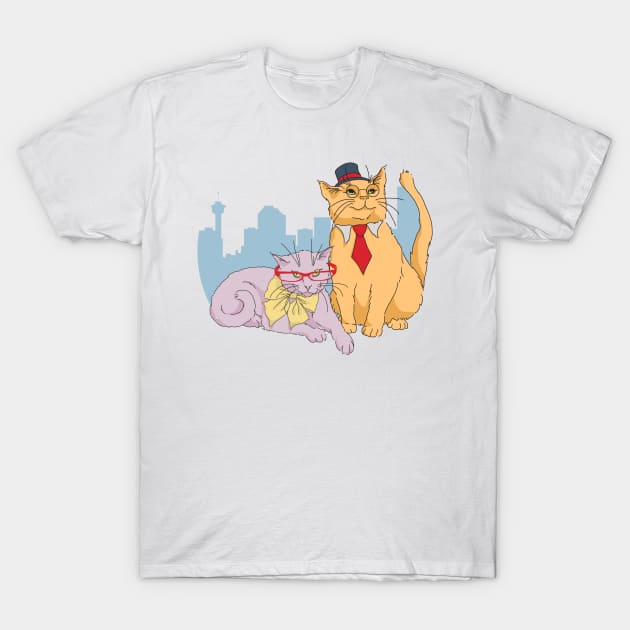 Calgary Cats T-Shirt by marlenepixley